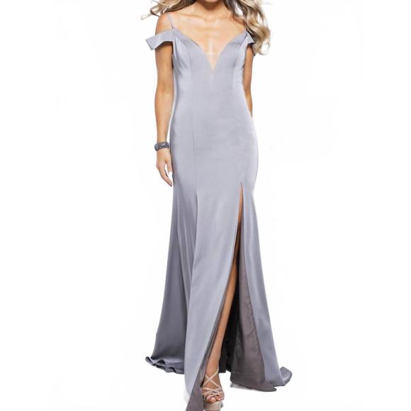 NEW JOVANI women's formal dress in taupe